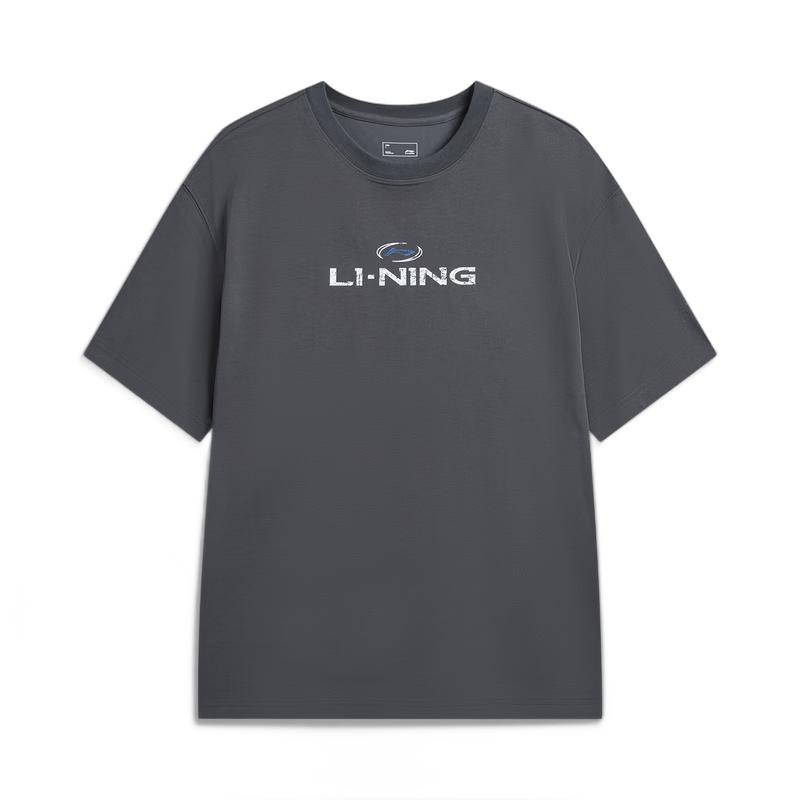 Li-Ning Unisex Retro Print Dropped Shoulder T-Shirt ATSW285 XL