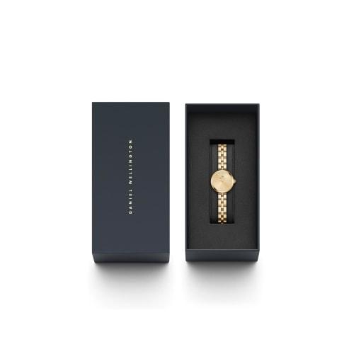 Daniel Wellington Women's DW Elan Jewelry Watch 22G Unitone, a Sophisticated Luxury Timepiece with a Mesh Dial. A Popular Gift Idea.