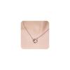 Surgical Stainless Clavicle Comes with Gift Box [Tasiso] Women's Necklace, Zirconia, Steel, Hypoallergenic, Pendant, Chain, Silver, Stylish, Cute,