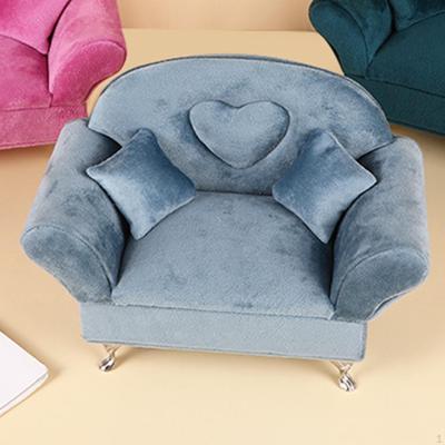 Moda canapea extensibilă cutie de bijuterii Mobilier pentru casă de păpuși Carcasă pentru femei Bibel pentru noptieră