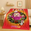 26 Stili Cartone Animato M-Masha e B-Orso Regalo di Natale Coperta in Flanella, Coperta Morbida Ultra Peluche per Casa Camera da Letto Letto Divano Copertura Bambini
