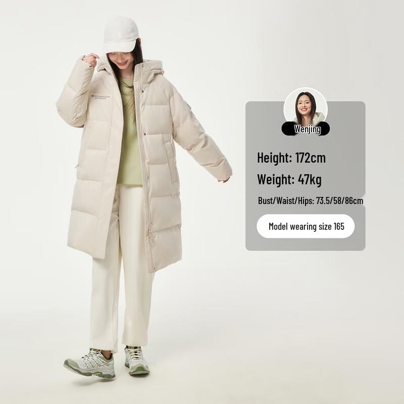 Tanbol Women's Long Warm Hooded Down Jacket