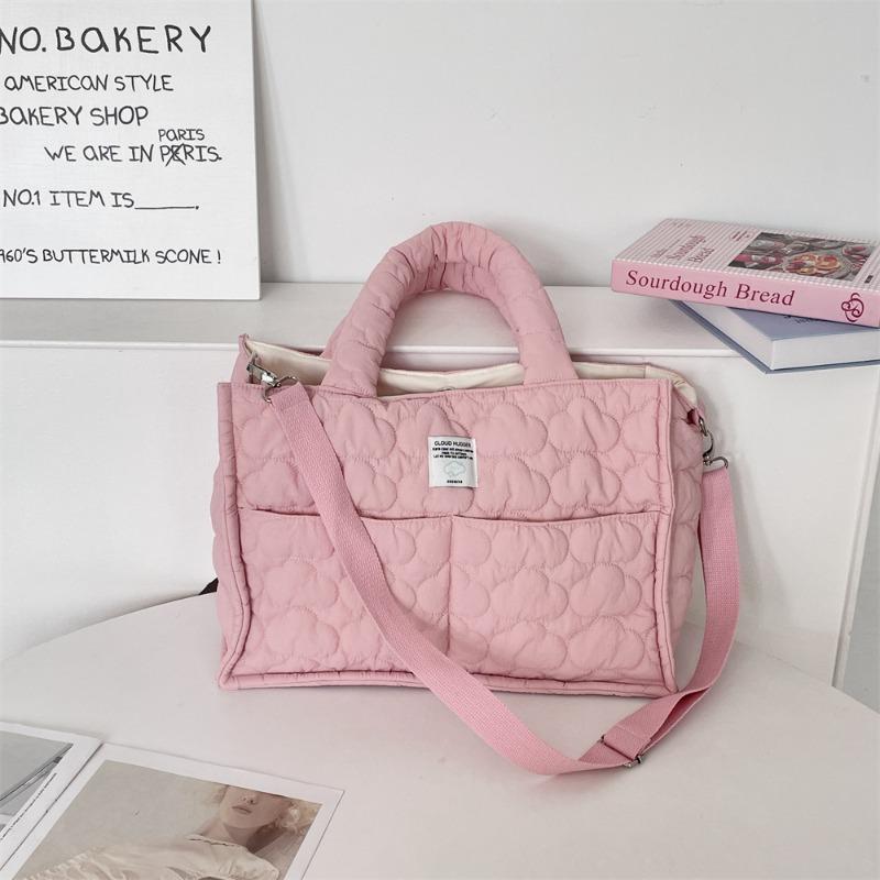 54 quilted soft go out new large capacity handbag light crossbody shoulder bag bag