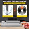 Sausage Stuffer Machine 7L Stainless Steel Sausage Filler Horizontal Manual Sausage Meat Stuffer Machine for Making Hot Dog Sausages Bratwurst