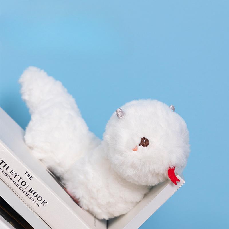 

Талисман года Змеи Кудрявая змея Маленькая плитка Милая маленькая зеленая белая змея Плюшевая кукла Детский забавный подарок 25cm