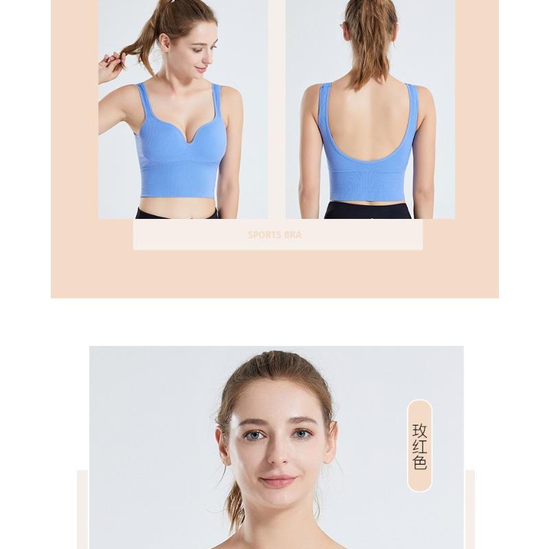 3D Seamless Sports Bra, Lingerie, Women's Summer High-strength Shock-absorbing, Beautiful Back, Fixed Chest Pad, Vest, Integrated Fitness