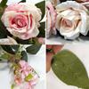 Artificial Rose Flower Simulation Wedding Bridal Bouquet Home Office Cloth Flower Decoration