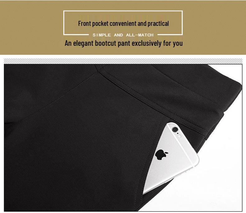 2023 Women's Micro Flare Trousers - Spring/Autumn Women's Clothing