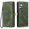 Style 016 For Samsung Galaxy A35 5G Case Skin Feel Totem Imprinted Wallet Leather Phone Cover