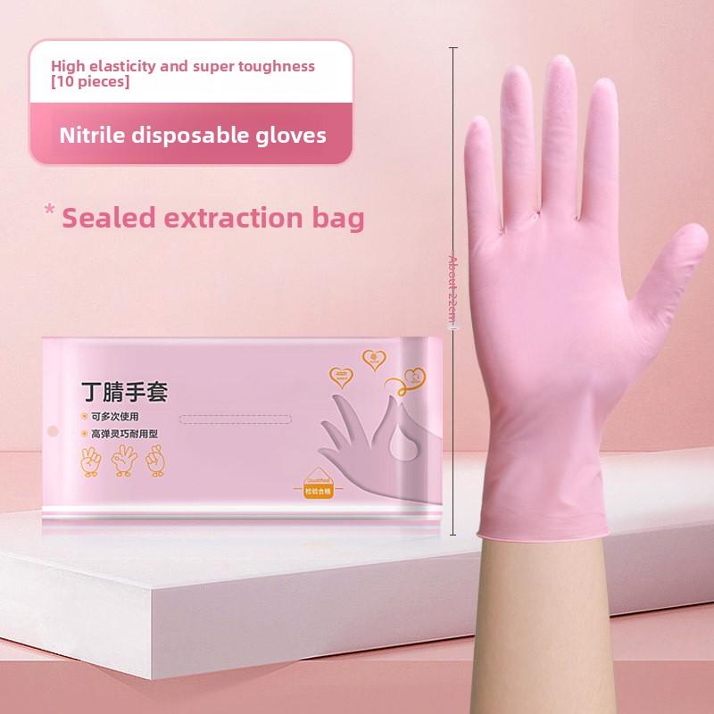 

Пищевые Прочные Одноразовые Перчатки для Домашней Уборки Кухни Мытья Посуды и Водонепроницаемые L