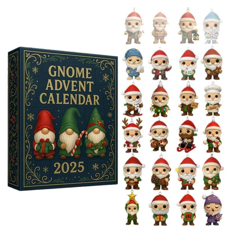 1pc Christmas Countdown Blind Box Christmas Decoration Acrylic Pendant