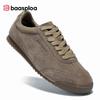 BAASPLOA Damen Flache Sportschuhe, Freizeitschuhe, Wanderschuhe, Studentenschuhe, Tennisschuhe, Atmungsaktiv, Geeignet für Personen mit schmalen Füßen