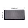 287mm 140mm x 2 PC Fan Dust Mesh Filter 11.3inch x 5.79inch PVC Computer PC Case Dust Proof Filter Cover Magnetic Black 2-Pack