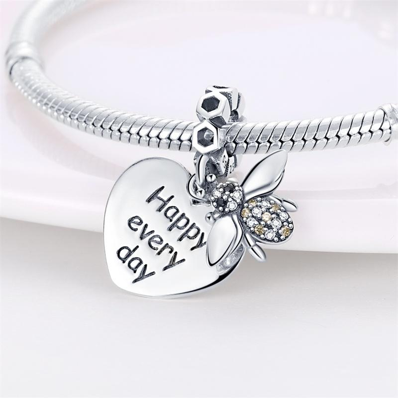 Copper Spring Insect Butterfly Series Gift Beads Suitable For 3Mm Original Bracelet Diy Birthday