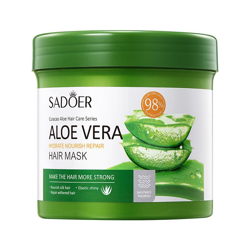 Aloe Vera Hair Mask 500gSADOER Moisturizing Softening Silky Conditioner 500G