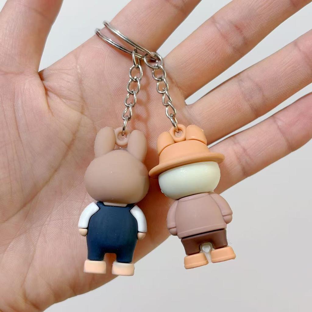 Cute Trendy Play Labu Bag Pendant Keychain Backpack Pendant Keychain Small Gift