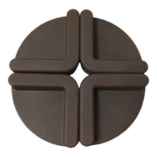 4 stk Silikon Skjærebrett Føtter Forebygger Kutt Skader Sklisikre Skjærebrett Føtter Sklisikre Kjøkkenoverflate Beskyttere Hjemmegave