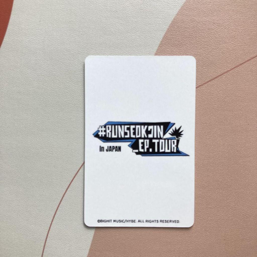 [USED] BTS Bangtan Boys Jin RUNSEOKJIN EP.TOUR New Membership Trading Card