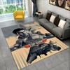 Classic Movie Top Gun Sign Tom Cruise Carpet Rug for Bedroom Living Room Sofa Doormat Home Decor,Kid Game Area Rug Non-slip