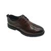 Leather Men'S Leather Shoes Brown Lace-Up Men'S Shoes Brock Business Shoes 19709-8