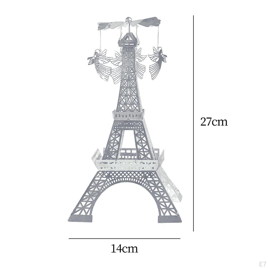 Figurine Rotating Candlestick Tabletop Centerpiece Wedding Gift Elegant