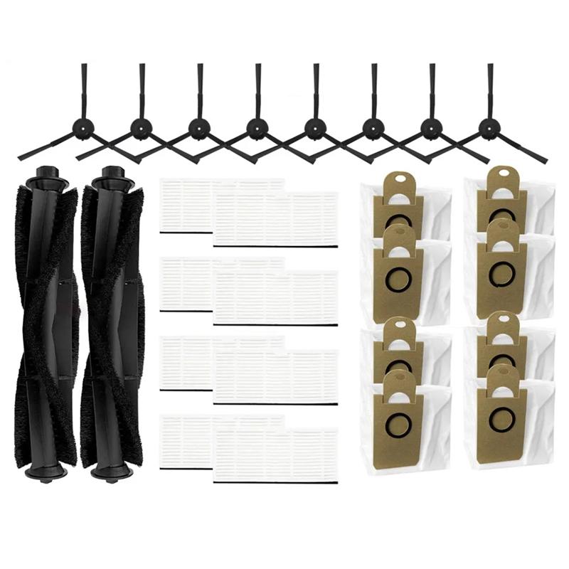A65T-For Ihome Autovac Nova Self Empty Roller Main Side Brush Heap Filter Dust Bag Robot Vacuums Spare Parts