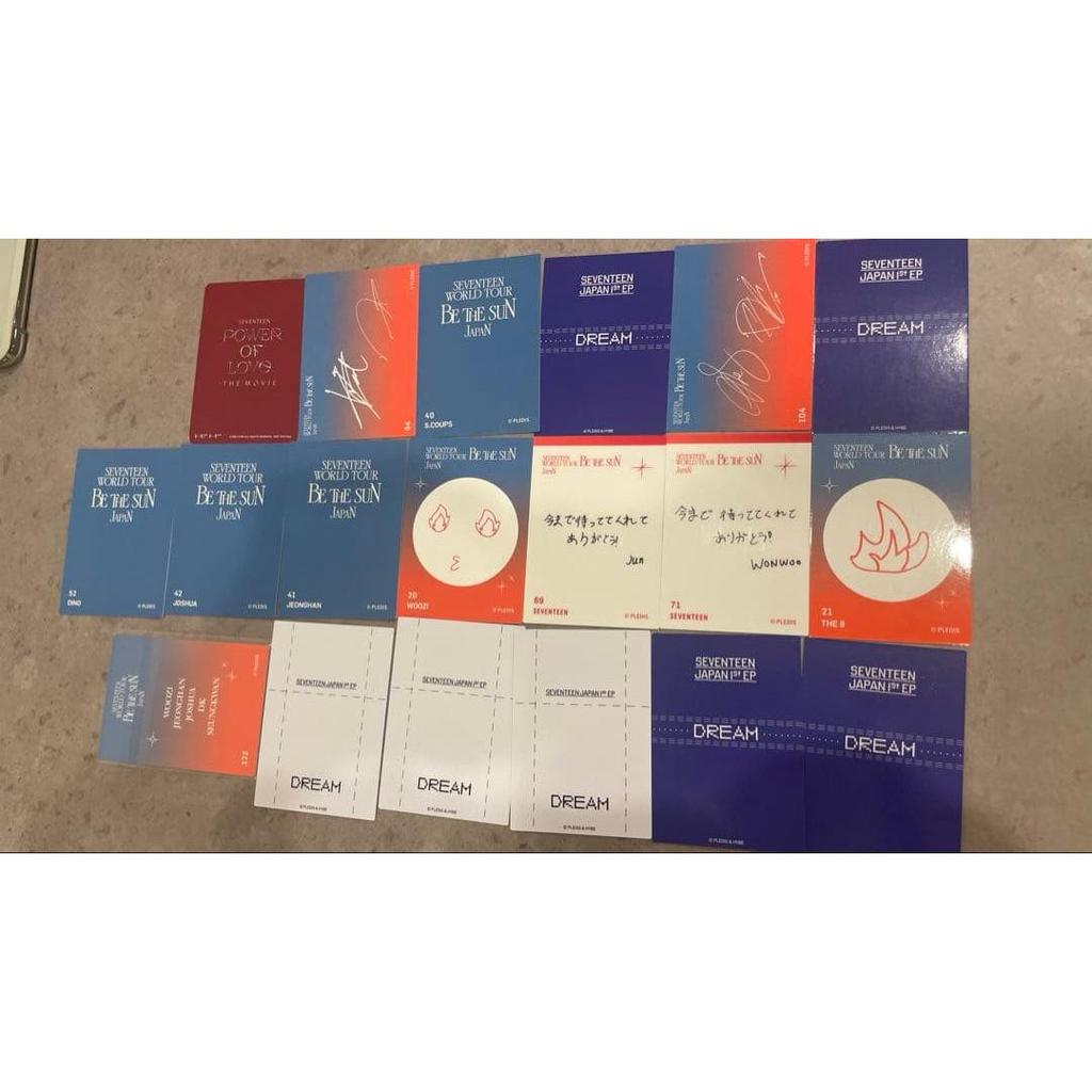 Used SEVENTEEN photocard individual sale