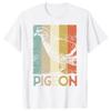Cute Funny Graphic Tshirt Pigeon Pigeoff Bird Birdwatcher Birdwatching Tshirt Casual Loose Tops Cotton Loose T Shirt Unisex