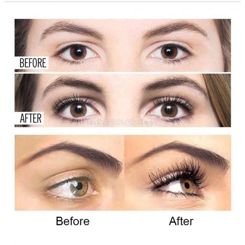 Magnetic False Eyelashes Set With Eyelash Curler Soft Natural Full Strip Reusable No Glue