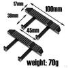 2Pcs RC Car Footboard,1/12 Body Shell Upgrade Accessories Replaces Plate Aluminum Side Step Board