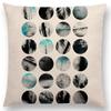 New Abstract Colourful Geometric Pattern Dreamlike Square Round Triangles Sector Diamond Gorgeous Cushion Cover Car Pillow Case