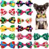 50/100pcs Small Dog Accessories Dog Bowtie Dog Bows Small Dog Hair Accessories Dog Neckties Dogs  Grooming For Small Dogs