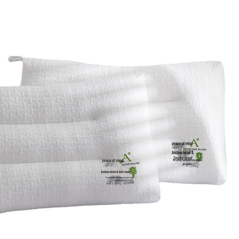 Soybean Antibacterial Neck Support Pillow Pair for Men, Students & Dorms