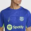 Nike Dri-Fit Academy FW24 Pro Third F.C. Barcelona Series Crew Neck Pullover Short Sleeve Soccer Jersey Men Tops Blue FQ2544-418
