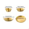 4 Pieces Outdoor Utensils Stainless Steel Plates Bowls Mess Tableware Portable Camping Cutlery