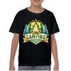Camping Crew Youth Kids Boys T-Shirt Happy Camper Vibe Explore Outdoors Campfire Kids