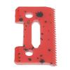 Ceramic Hair Clipper Cutter Blade 49pcs Incisive Teeth Replacement Hair Trimmer Cutter Blade Red
