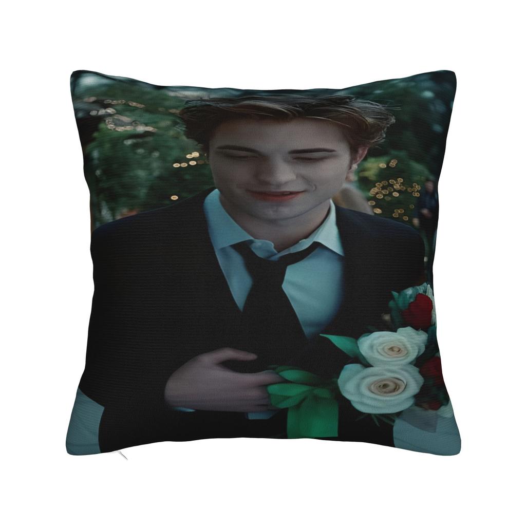 Edward Cullen Homage Twilight Printing Pillowcases Cushion Cover Throw Pillow Cover Y2K Home Decorations Square Multi-Size