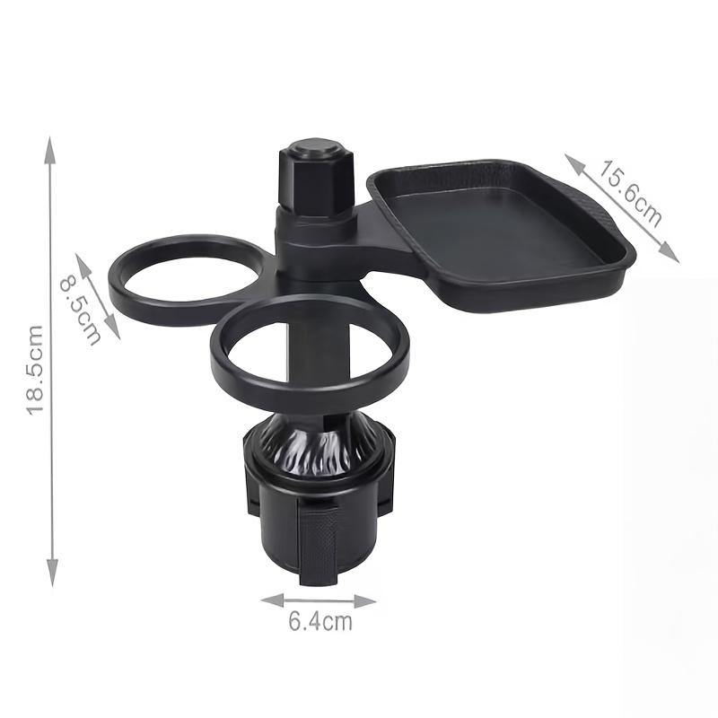 

A Multifunctional Car Phone Holder Tray That Serves As a Small Dining Table for Drinks Coffee Burgers And Cups чорний