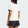Adidas T Shirts Women's Jade White Crew Neck Moderate KB7214