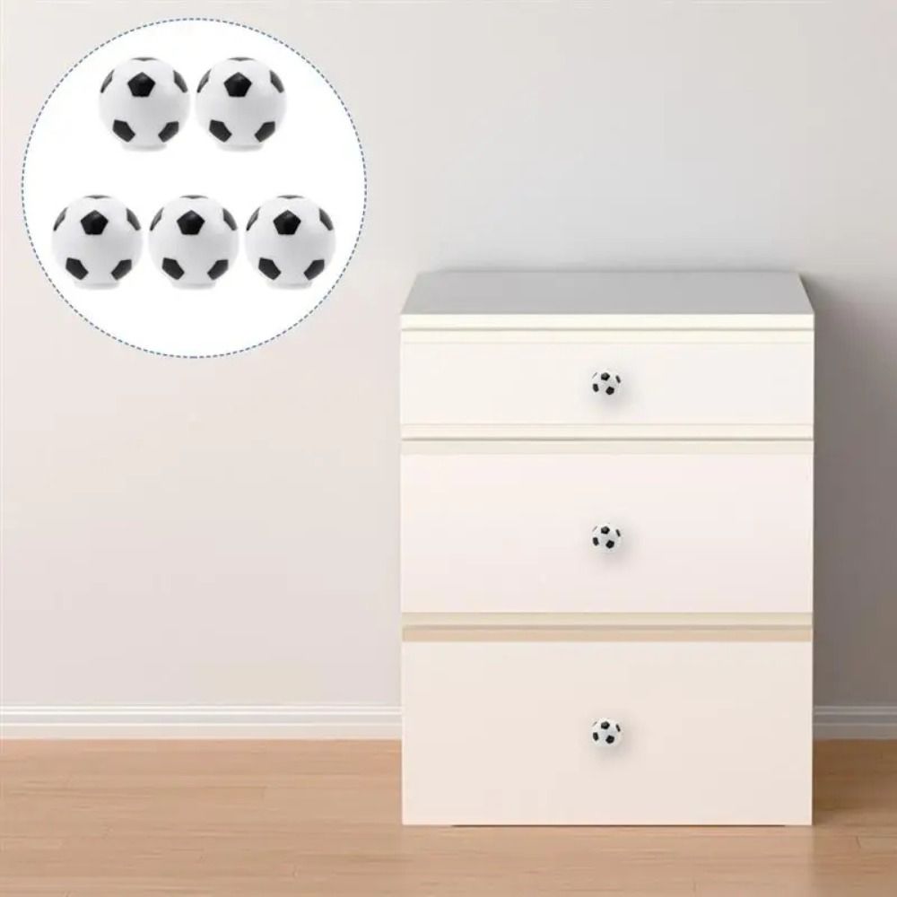 Single Hole Basketball Door Handle Pull Handles Drawer Knobs Football Door Knob  Display Cabinet