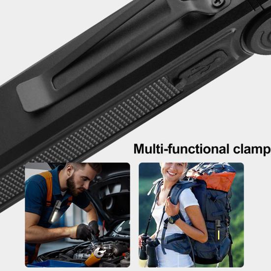 LED Work Light Super Bright High Lumens Compact Portable Rechargeable Strong Magnetic Camping Lamp Flashlight
