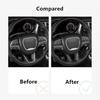 Carbon Fiber Car Steering Wheel Button Frame Cover for Dodge Challenger 2015-20