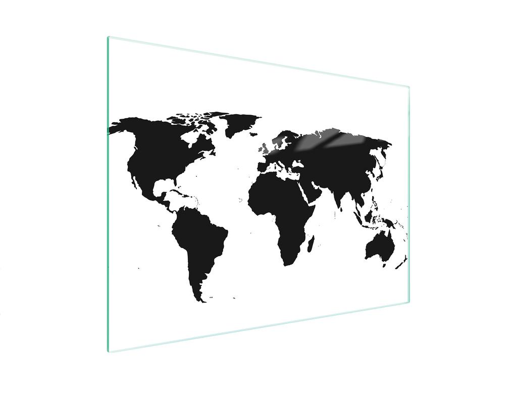 TABLA DE CORTAR DE CRISTAL 40x30 MAPA
