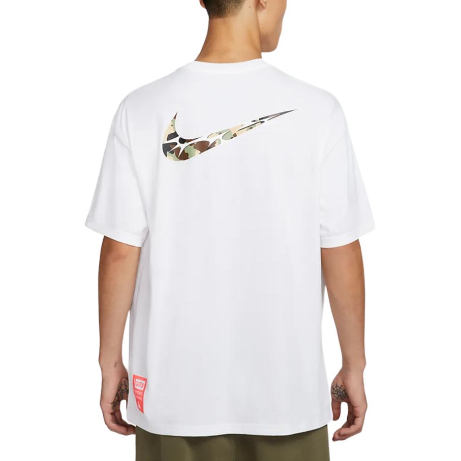 Nike T Shirts Men's White Crew Neck Moderate HQ1577-100