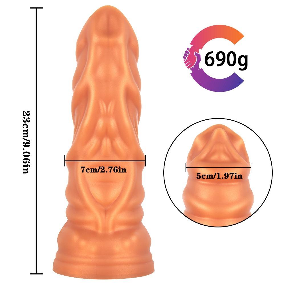 Women's Bedroom Commonly Used Dildo Liquid Silicone Anal Plug Penis SM Erotic Sex Products