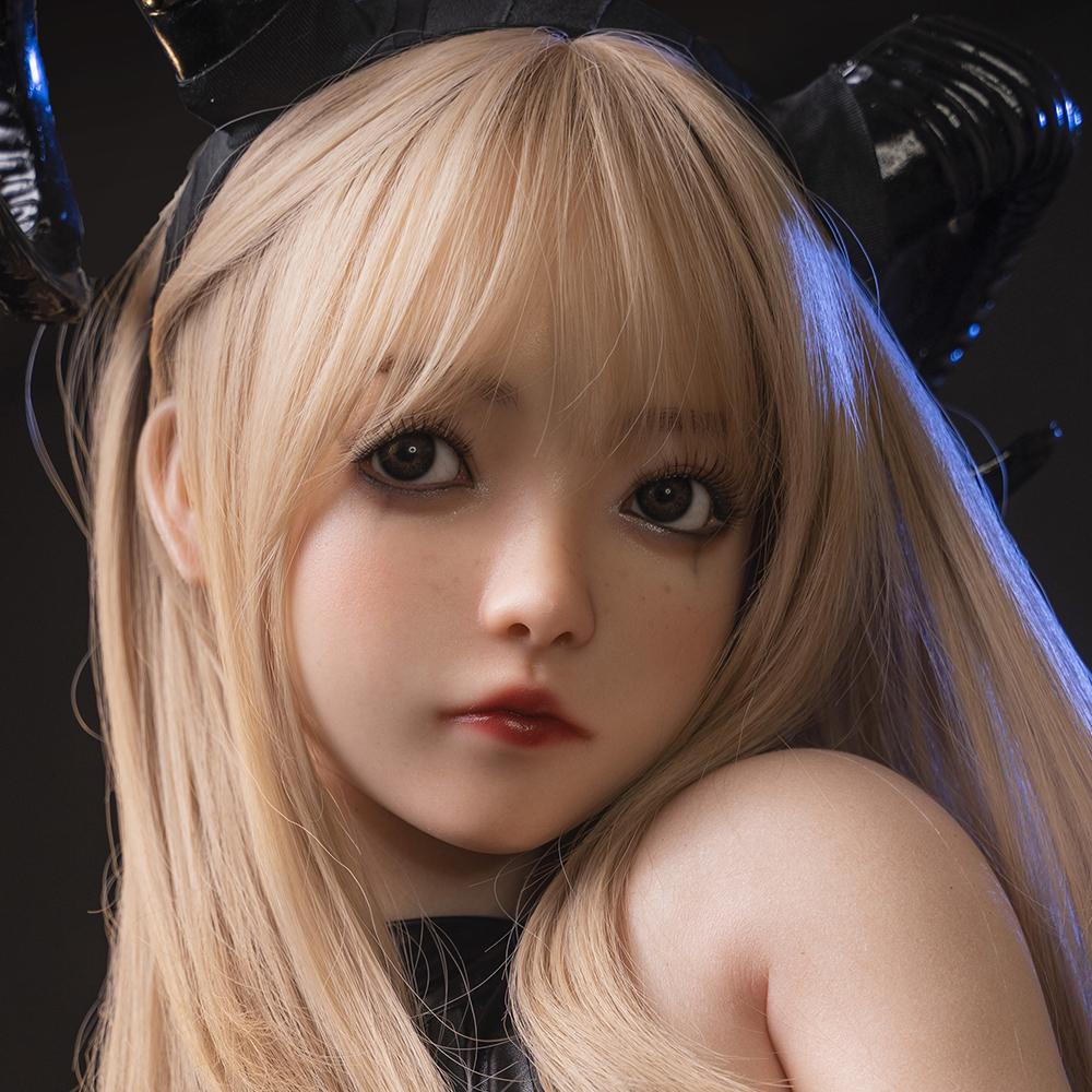 Replaceable TPE Head for Sex Dolls (Fits 130-180CM Bodies) - Upgrade Your Doll's Realism with a Wig-Compatible, Lifelike Head