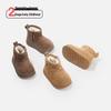 Children's Winter Leather Snow Boots with Plush Lining for Boys & Girls