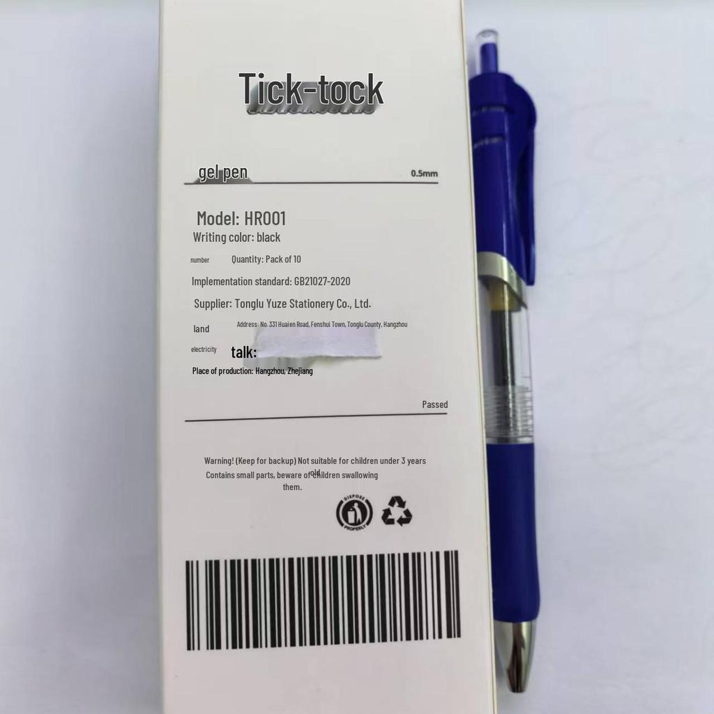 K35 Click Gel Pen - Customizable Business & Student Quick-Drying Marker Pen