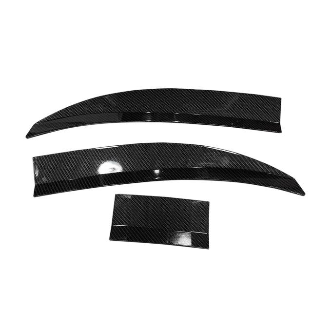 Universal Car Trunk Spoiler Wing Adjustable Tail Spoiler Lip Carbon Fiber Adhesive Anti-Aging Auto Styling Exterior Decoration